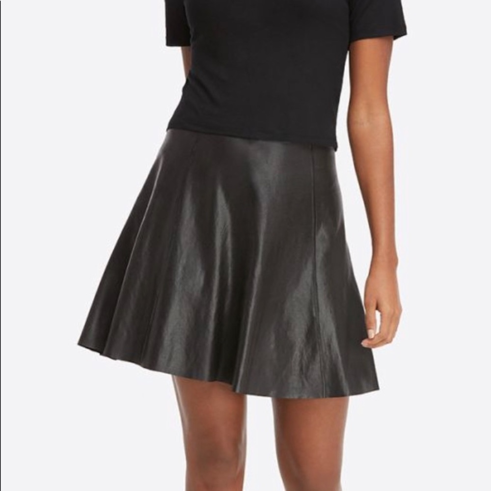 Spanx skater skirt black